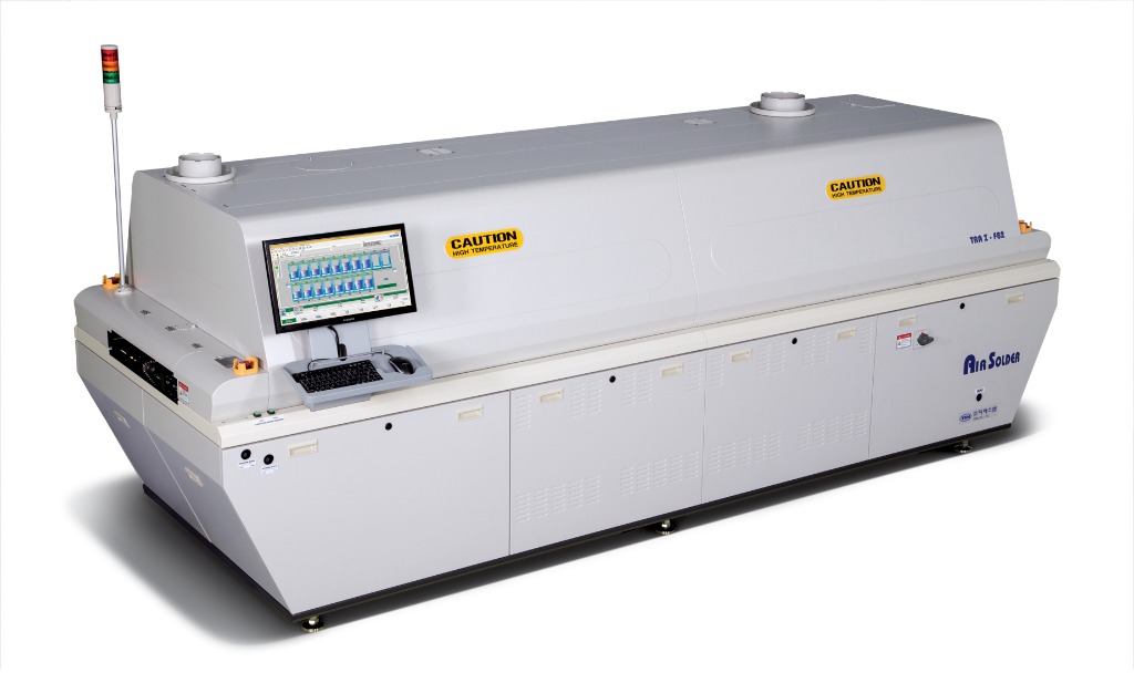 TRA Series Air Convection Reflow Oven (Front View, Hood Closed)